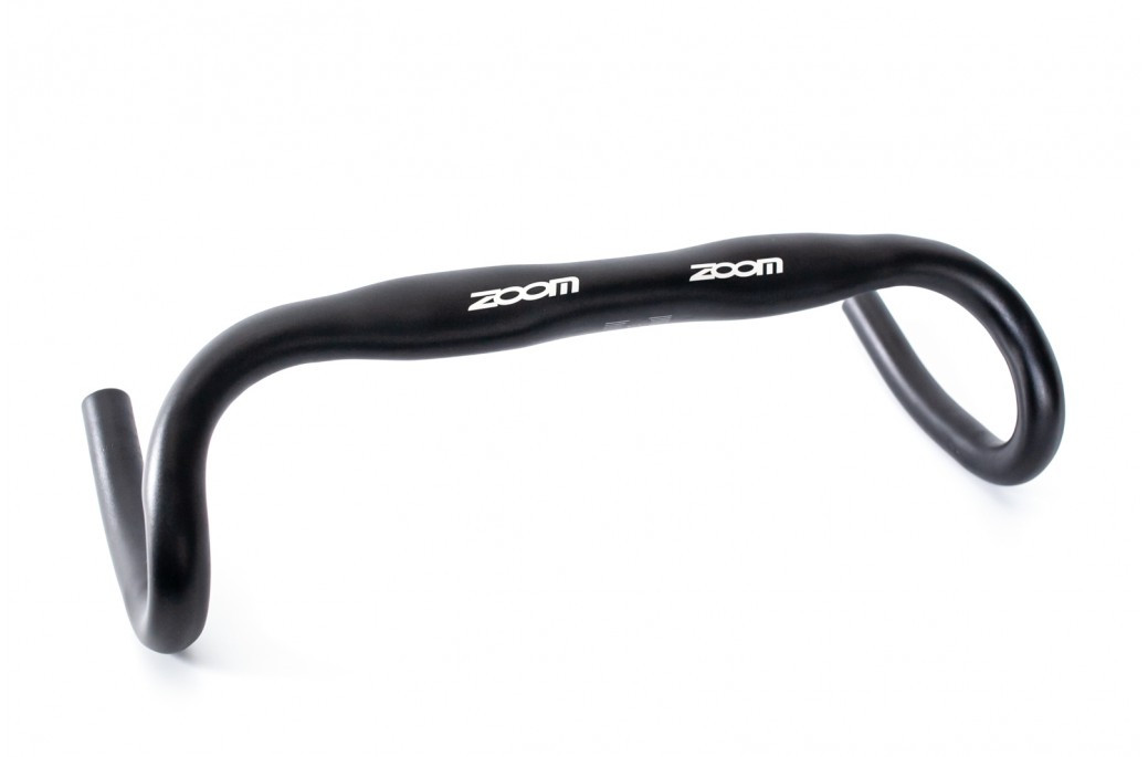 Кермо шосе "баран" 31,8мм х 440 ZOOM DR-AL-194BT FOV L440мм чорний, баттінг