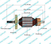 Якорь на дисковую пилу Odwerk BKS 5107