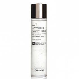 Тонік з колоїдним золотом Dr.Hedison Gold Activation Calming Toner