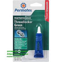 Фіксатор різі проникний зелений Permatex Penetrating Grade Threadlocker GREEN, фото 5