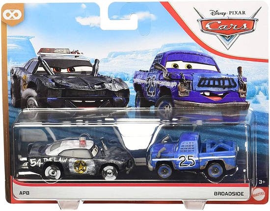 Тачки 3: Копкар і Бортач (APB & Broadside 2-Pack) Disney Pixar Cars від Mattel, фото 2