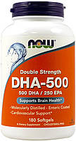 Now Foods DHA-500 Double Strength 180 гелевых капсул