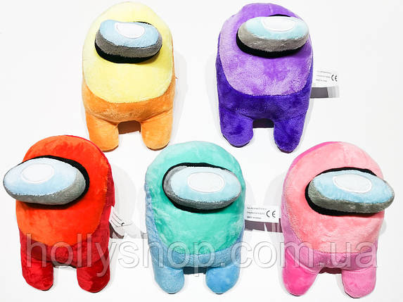 М'яка іграшка Among Us «Червоний» 20 см, фото 3