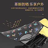 Сонцезахисний козирок на коляску із захистом від ультрафіолету UPF50 (ЗМ-print), фото 3
