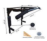 Турнік бруси прес посилений настінний для дому, фото 9