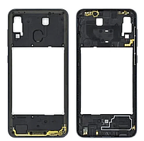 Рамка корпусу Samsung A505F Galaxy A50 2019, чорна