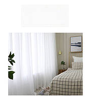 Готовая белая тюль из шифона 400Х270