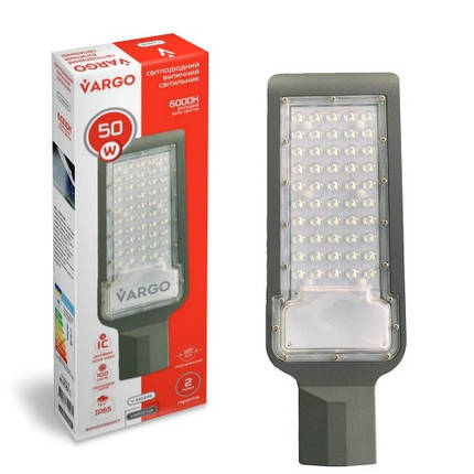 Світильник на стовп 50W світлодіодний Vargo 5000LM ліхтар консольний, фото 2