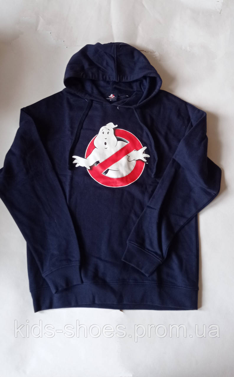 Світшот, худі оверсайз Каспер Ghostbusters синій, унісекс (чоловіче, жіноче, дитяче)