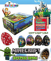 Крутые Герои Minecraft яйца джой 12 шт Vitaland