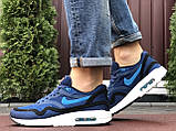 Кросівки чоловічі Nike Air Max Zero QS сітка синій чорний білий, фото 5