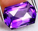 Натуральний Аметист дизайнерського огранювання 4.98Ct. 13.2 x 9.2 x 6mm, фото 3