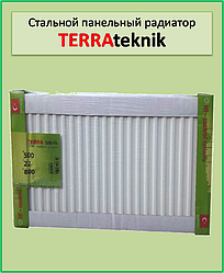 Сталевий радіатор Terra teknik 22k 500*1500 бокове підключення