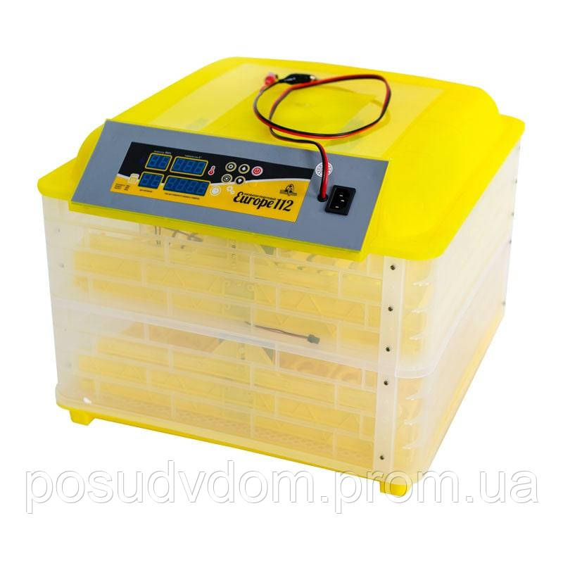 Інкубатор для яєць Europe 112 яєць /12v автоматичний