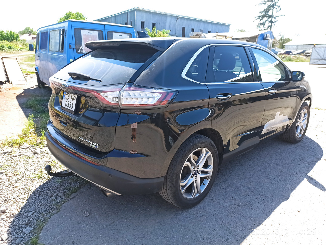 Фаркоп з'ємний на двох болтах - Ford Edge 2 USA (2015--)