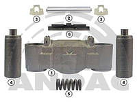 Ремкомплект суппорта Knorr SN6/SN7 Mercedes RD 08433 Rider