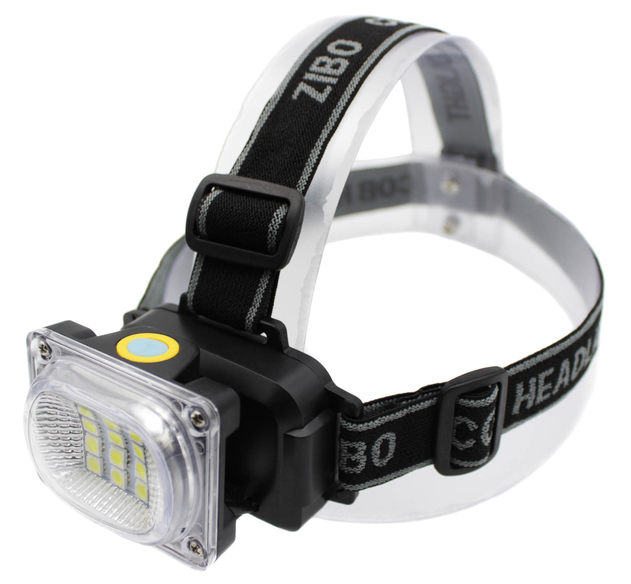 Фонарь WD485 6658/ 3R3xAAA/ LED T6/ 2 цвета луча/ Крепление на голову