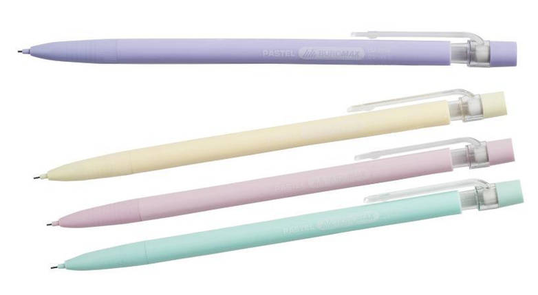 Механічний простий олівець 0.5 мм "BuroMAX" PASTEL, фото 1