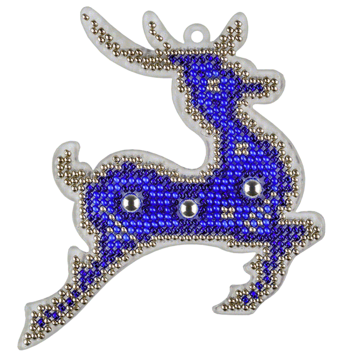 Набір для вишивання бісером на пластиковій основі Олень FLPL-056