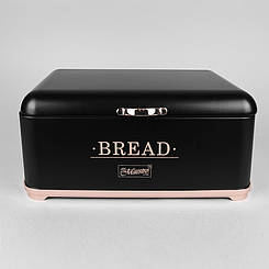 Хлібниця MAESTRO прямокутна 35х23х16, 5 см Колір чорний 1677-AR-BLм