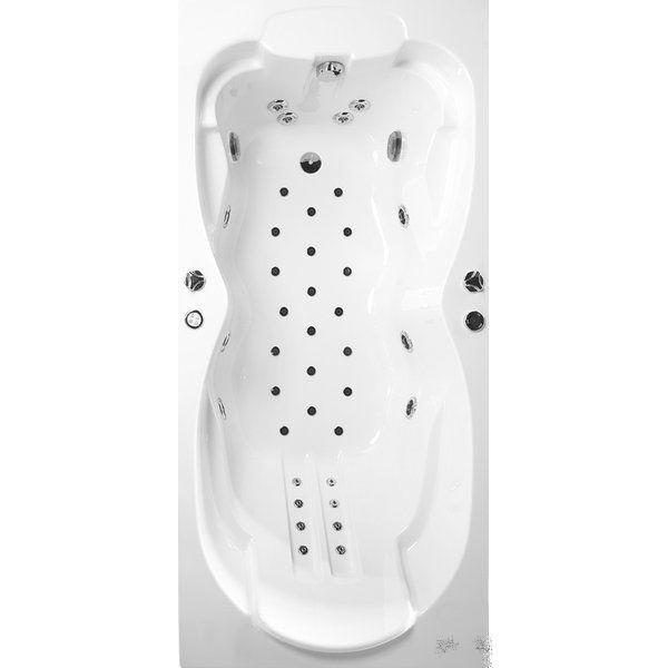 Гидромассажная ванна Ravak Viola Ultra VU0001 (покрытие хром), 1800х850х470 мм