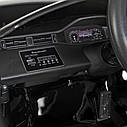 Дитячий електромобіль Джип Land Rover Evoque, колеса EVA, шкіряне сидіння, M 4418 EBLR-2 чорний, фото 6