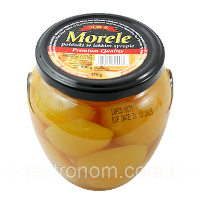 Абрикоси консервовані MK morele 310/530g 12шт/ящ (Код: 00-00005786)