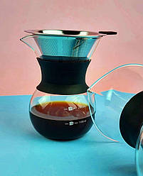 Кавоварка крапельна Edenberg FRU-337 Скляний чайник для заварювання 300 мл