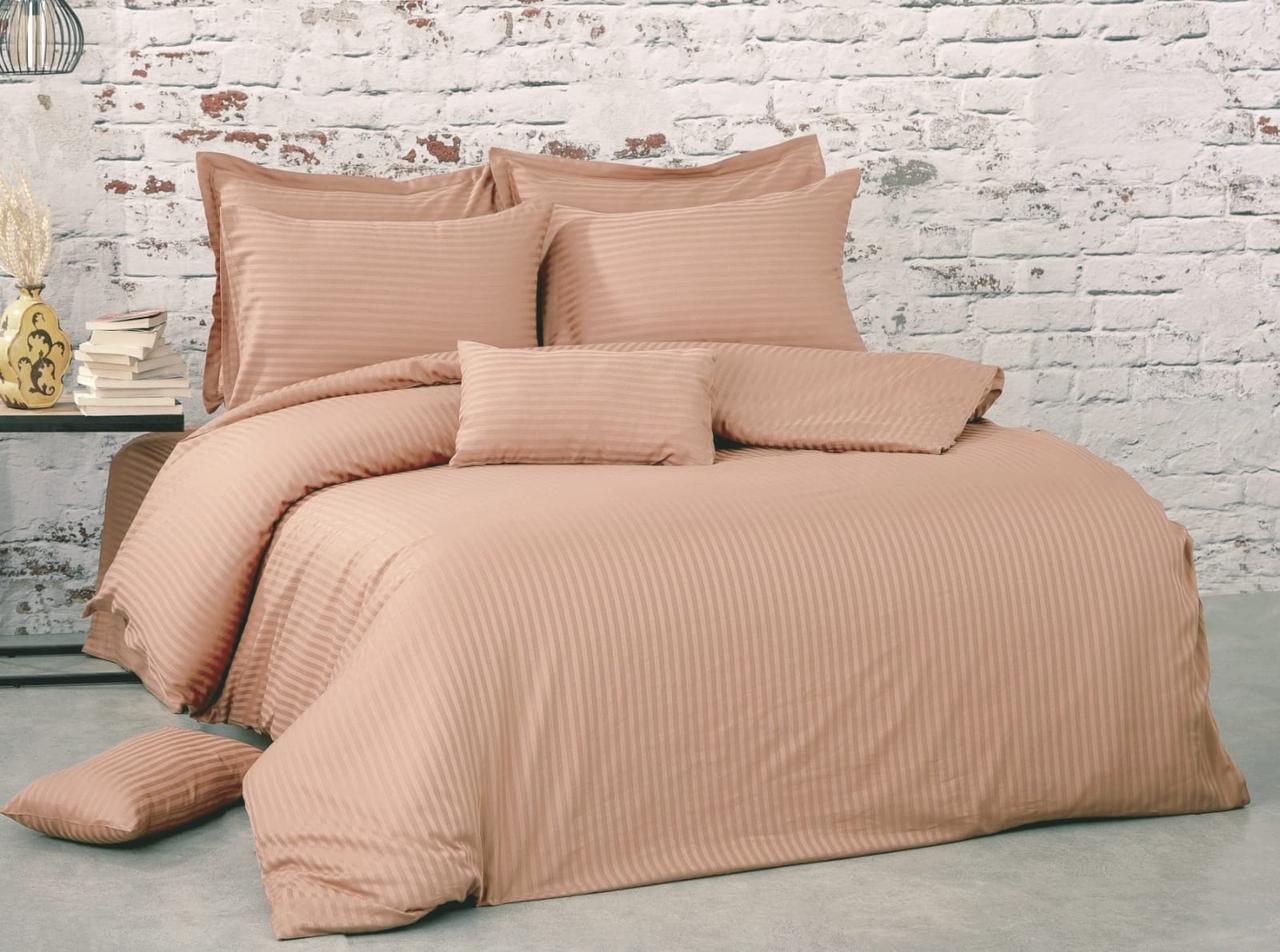 Білизна постільна Євро розміру ADIM "Wide stripe" 204