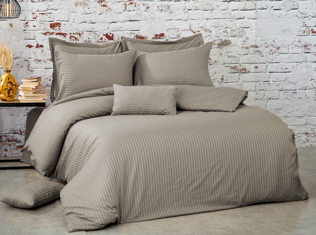 Білизна постільна Євро розміру ADIM "Wide stripe" 208