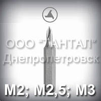 Бита М2; М2,5, М3 шліц Tri Wing — насадка для викрутки до гвинтів антивандальним