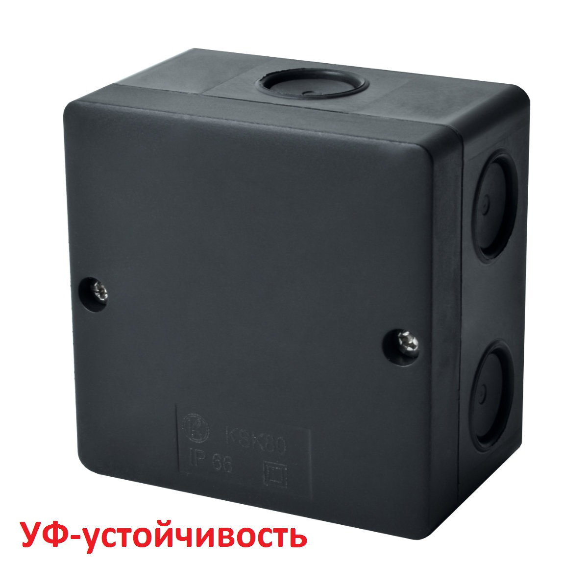 Розподільна коробка уф-стійка з ip66, 80х80х50мм, KSK 80_FA, КОПОС