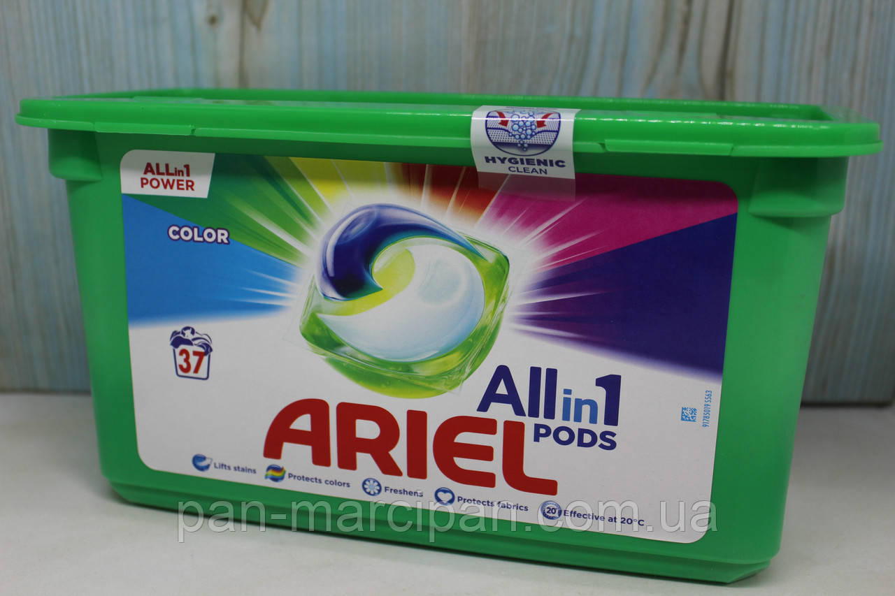 Капсули для прання ArieL 3in1 Pods color 37 пр.