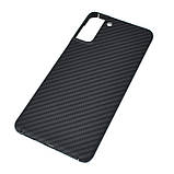 Карбоновий чохол для Samsung Galaxy S21 Plus Karbon case, фото 4