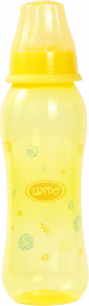 Пляшка для годування Lindo LI 134 жовтий 250 мл від 3 міс.