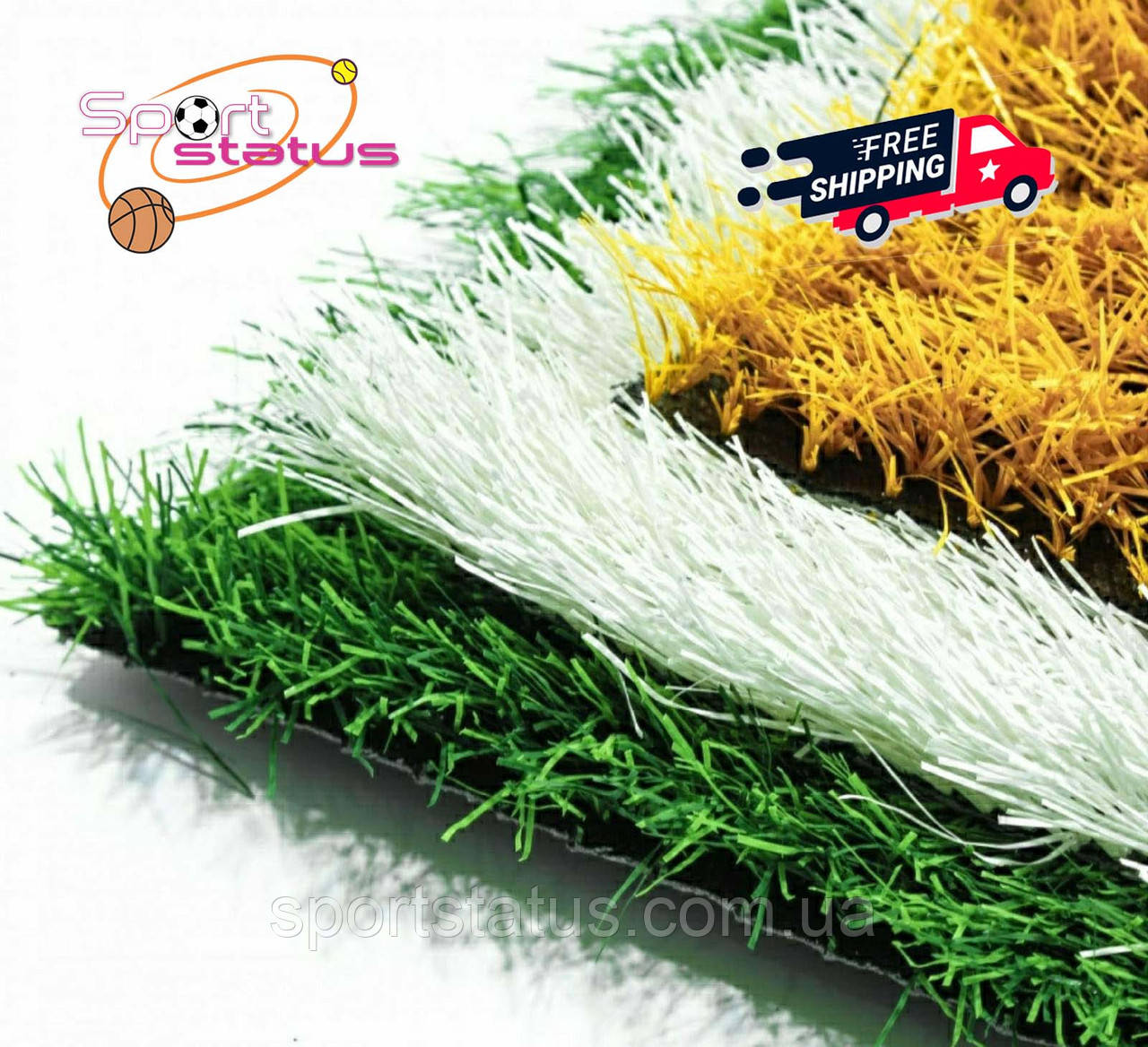 Искусственная трава 40мм для футбола STEM
