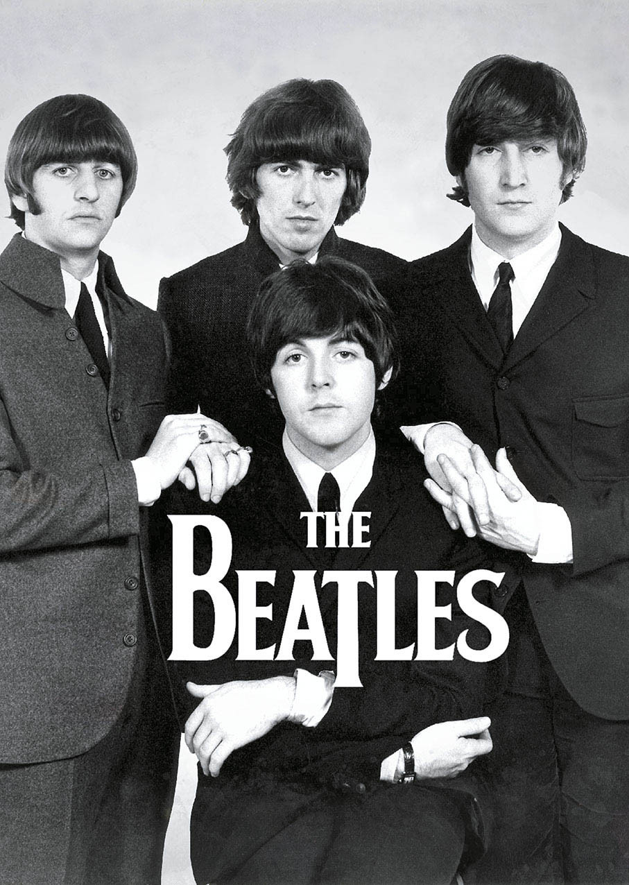 Плакат BEATLES 5 band