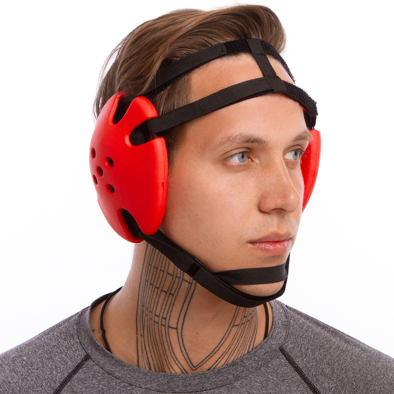 Навушники для боротьби Zelart 5647 Red-Black