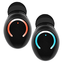 Бездротові вакуумні сенсорні навушники TWS F9 Bluetooth 5.0 гарнітура з мікрофоном для телефону Power bank, фото 6