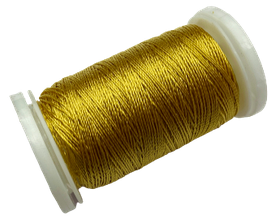 Нитка поліестер для ручного шиття та рукоділля dtex 233/3 колір Золотистий 2137