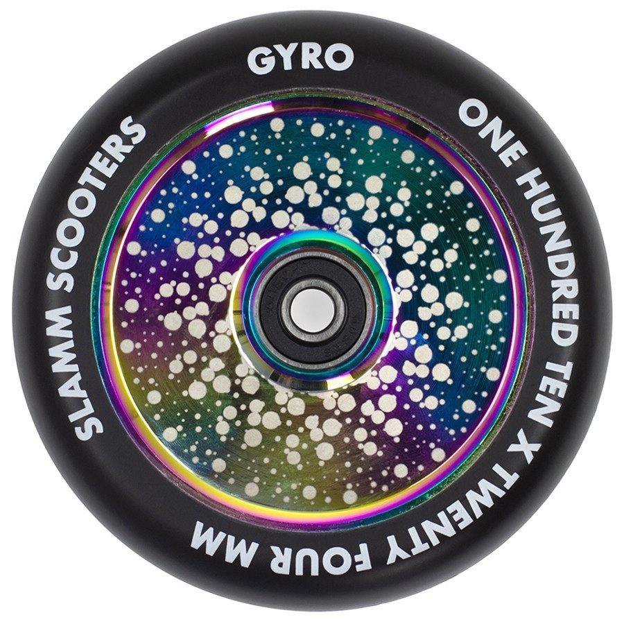 Колесо для трюкового самоката Slamm Gyro neochrom 110 мм