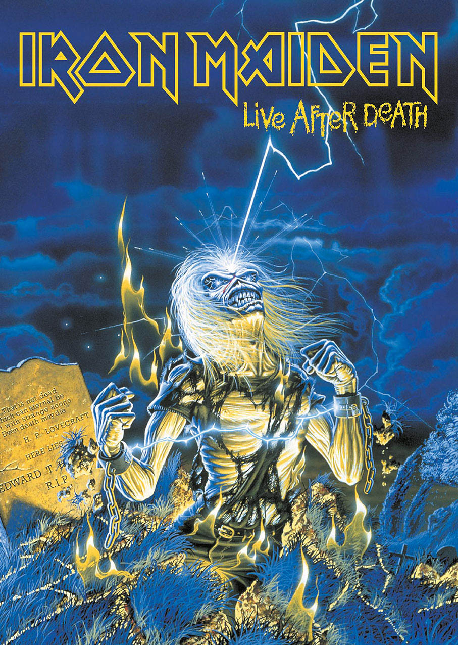 Плакат IRON MAIDEN 7 Live After Death