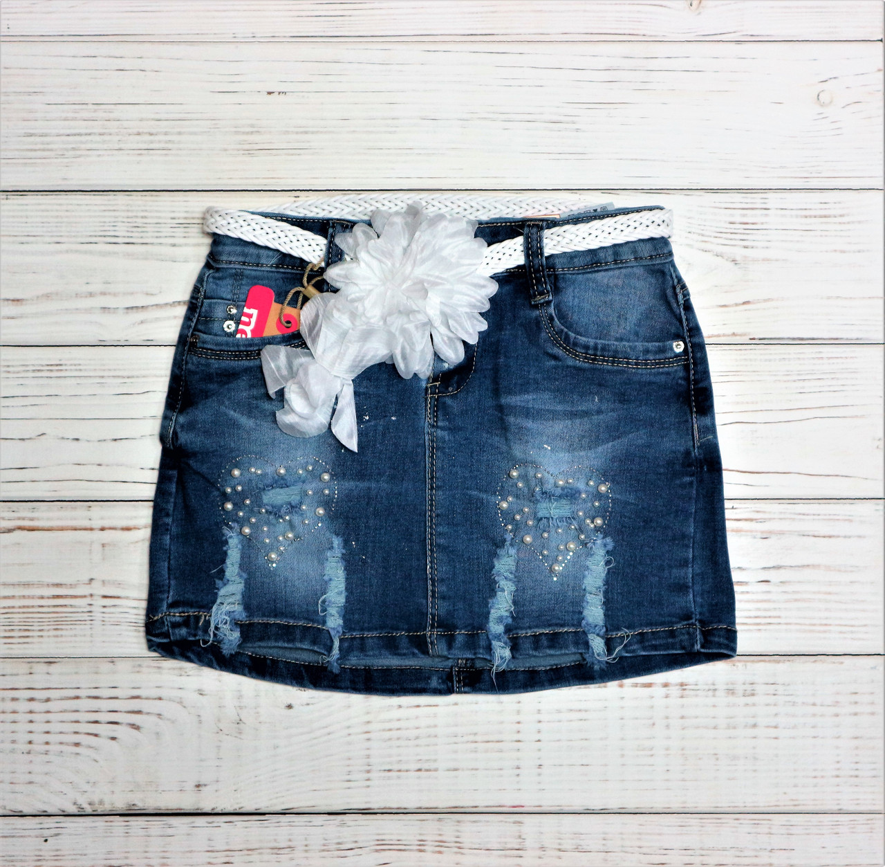 Джинсова спідниця для дівчини