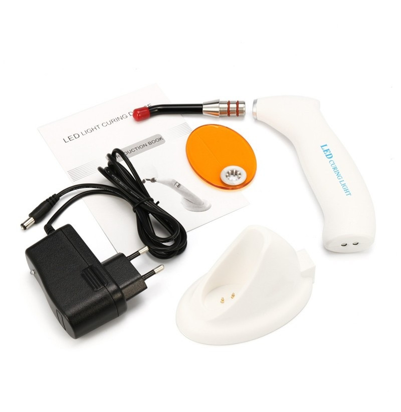 Лампа фотополимерная стоматологическая беспроводная LED Curing Light (1200 - 1500 мВт / см2) - фото 10 - id-p1389659213