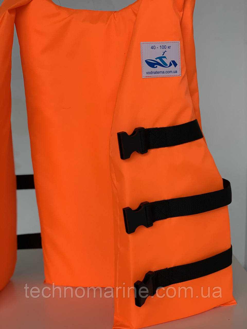 Спасательный страховочный жилет универсальный оранжевый - фото 4 - id-p279149353