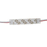 Модуль МТК 12V білий холодний 3led smd5730 1Вт IP65, фото 3
