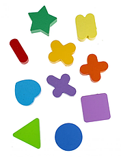 Розвиваюча дерев'яна гра 4 в 1, фото 4