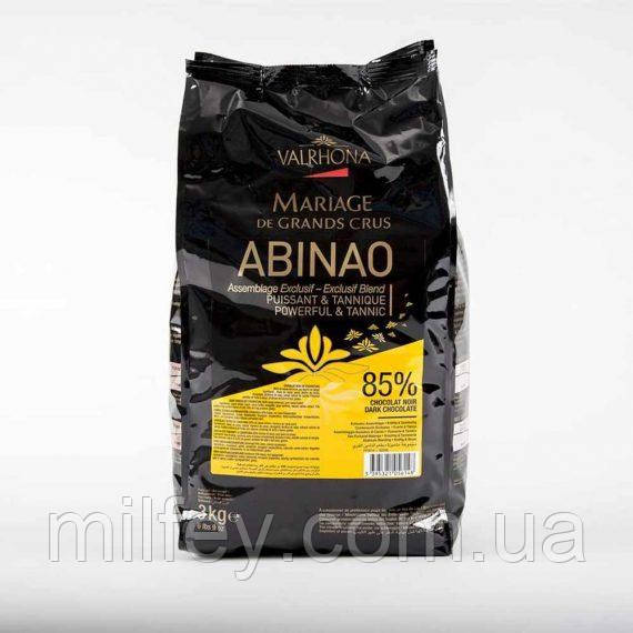 Шоколад чорний Valrhona Abinao 85%, 3 кг