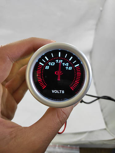 Купить Вольтметр стрелочный Ket Gauge 7701-2 LED диодный Ø52мм врезной ...