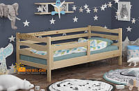 Ліжко дитяче Хвиля з Захистом для дитини 80х190, Бук, Без Ящиків